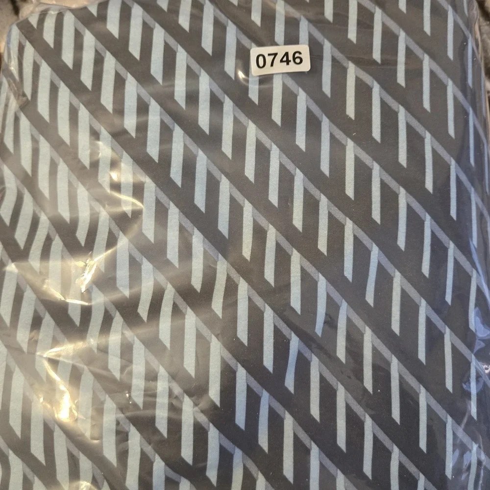 Nike Swim NESS7414 Mens XL Gray Blue Geometric Print‎ Volley Swim Trunks Lined